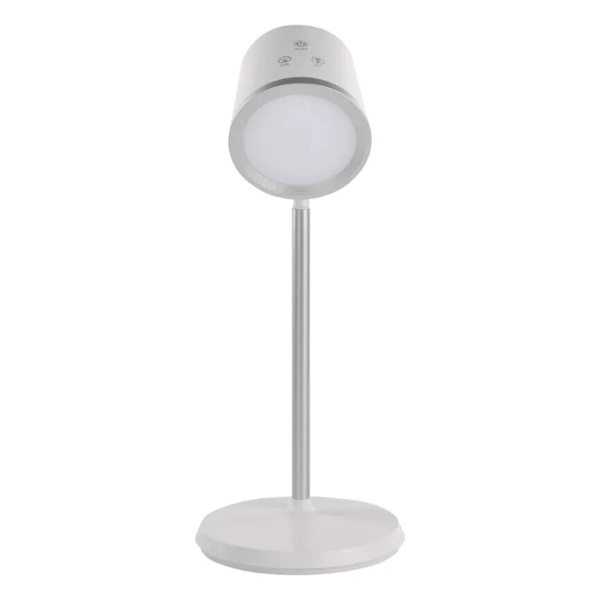 Dimm- und aufladbare LED-Tischleuchte 4in1 LED/6W/3,7V 3000K/4000K/6500K 1500mAh weiß