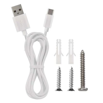 Dimm- und aufladbare LED-Tischleuchte 4in1 LED/6W/3,7V 3000K/4000K/6500K 1500mAh weiß