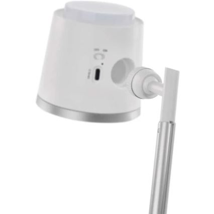 Dimm- und aufladbare LED-Tischleuchte 4in1 LED/6W/3,7V 3000K/4000K/6500K 1500mAh weiß