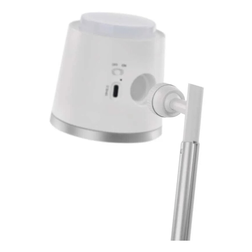 Dimm- und aufladbare LED-Tischleuchte 4in1 LED/6W/3,7V 3000K/4000K/6500K 1500mAh weiß