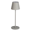 Dimm- und aufladbare LED-Tischleuchte INITA LED/1,2W/1800 mAh IP54 grau