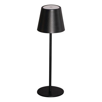 Dimm- und aufladbare LED-Tischleuchte INITA LED/1,2W/1800 mAh IP54 schwarz