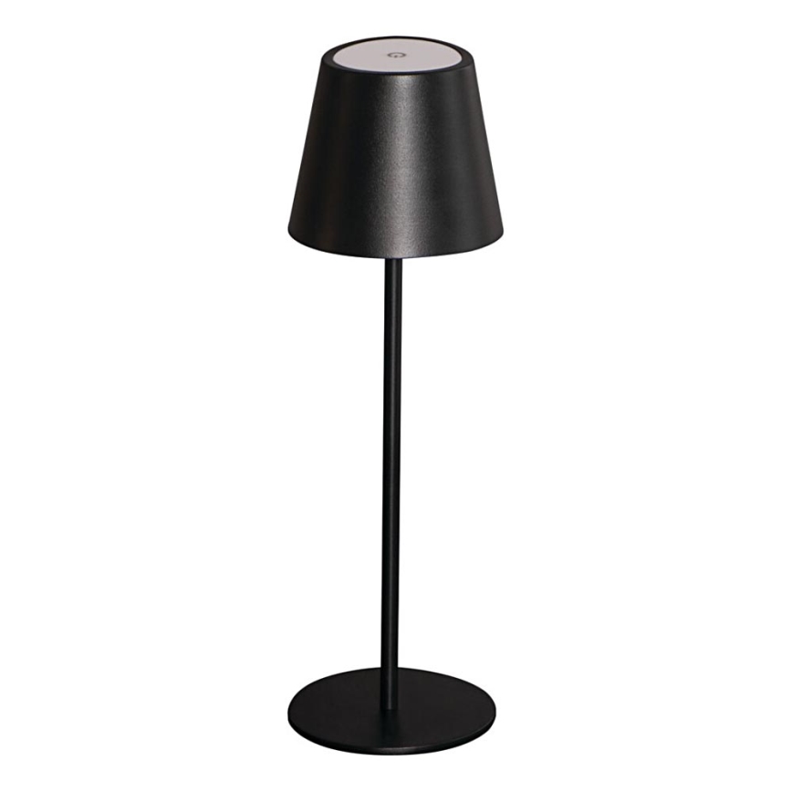 Dimm- und aufladbare LED-Tischleuchte INITA LED/1,2W/1800 mAh IP54 schwarz