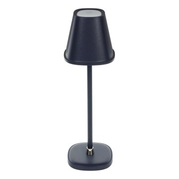 Dimm- und aufladbare LED-Tischleuchte LED/3W/1800 mAh dunkelblau