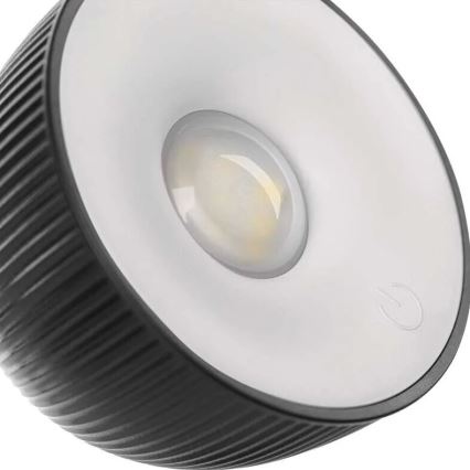 Dimm- und aufladbare LED-Tischleuchte magnetisch 4in1 LED/4,2W/3,7V 4000K 1200mAh schwarz