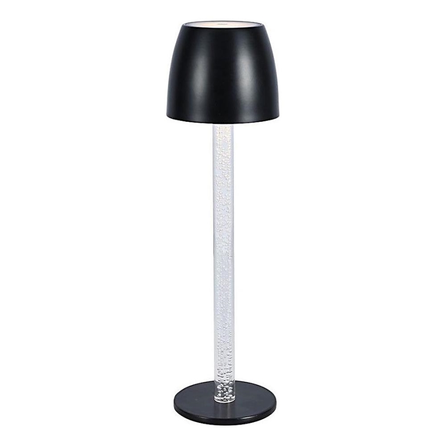 Dimm- und aufladbare LED-Tischleuchte mit Touch-Funktion LED/3W/5V 3000K 1800 mAh schwarz