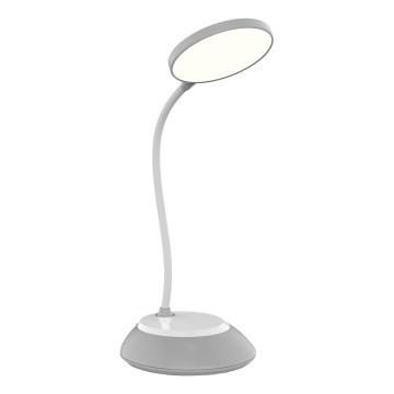 Dimm- und aufladbare LED-Tischleuchte VISUA LED/5W/5V 3000-5000K 1200 mAh grau