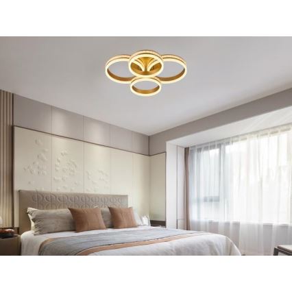 Dimmbare aufgesetzte LED-Deckenleuchte LED/150W/230V 3000-6500K + Fernbedienung