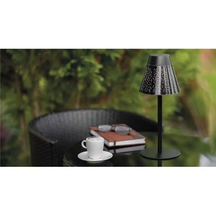 Dimmbare, aufladbare LED-Outdoor-Tischleuchte LED/4,2W/5V 2200mAh IP44