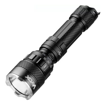 Dimmbare, aufladbare LED-RGBW-Taschenlampe LED/15W/5V IP66 1500 glänzend 2000 mAh