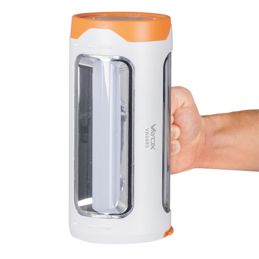 Dimmbare, aufladbare LED-Taschenlampe 2-in-1 mit Powerbank-Funktion LED/5W/230V 3500 mAh