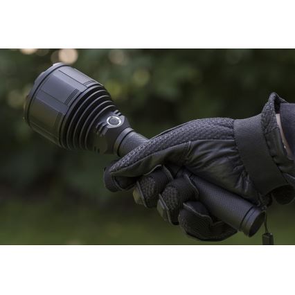 Dimmbare, aufladbare LED-Taschenlampe LED/30W/5V IPX7 3000 glänzend 8400 mAh