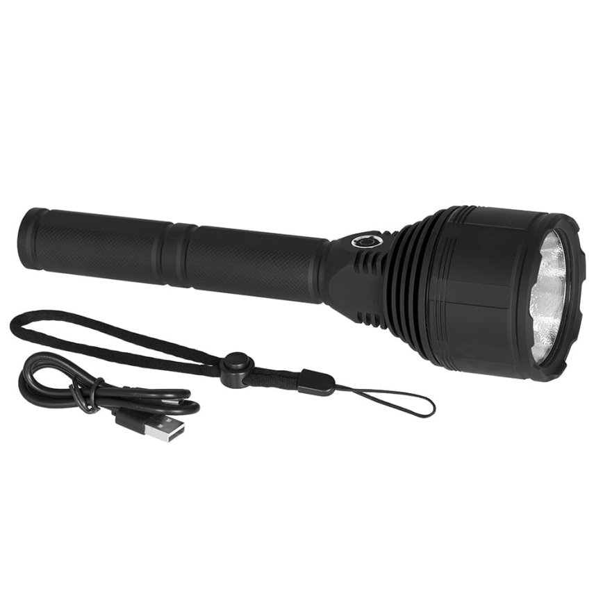 Dimmbare, aufladbare LED-Taschenlampe LED/30W/5V IPX7 3000 glänzend 8400 mAh