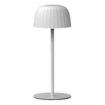 Dimmbare, aufladbare LED-Tischleuchte für den Außenbereich VIVIEN LED/3W/5V 2700K 1600 mAh IP54 weiß