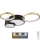 Dimmbare Deckenleuchte ALIZEE LED/30W/230V 3000-6500K schwarz/golden