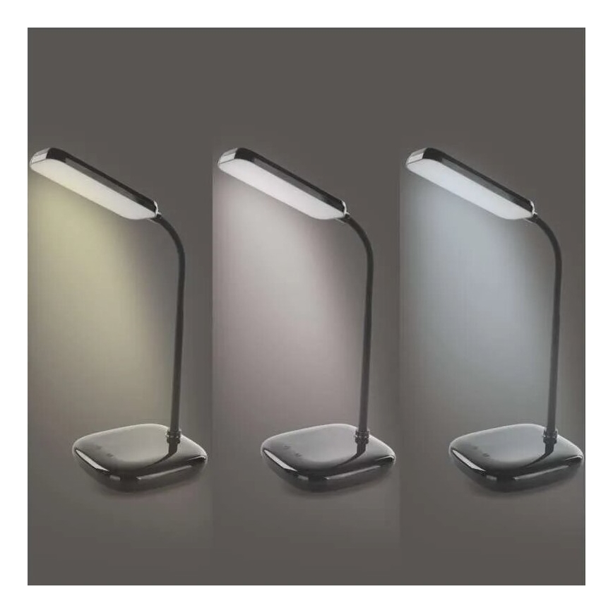 Dimmbare flexible LED-Tischleuchte LED/12W/230V 3000K/4000K/6500K schwarz