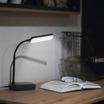 Dimmbare flexible LED-Tischleuchte LED/12W/230V 3000K/4000K/6500K schwarz