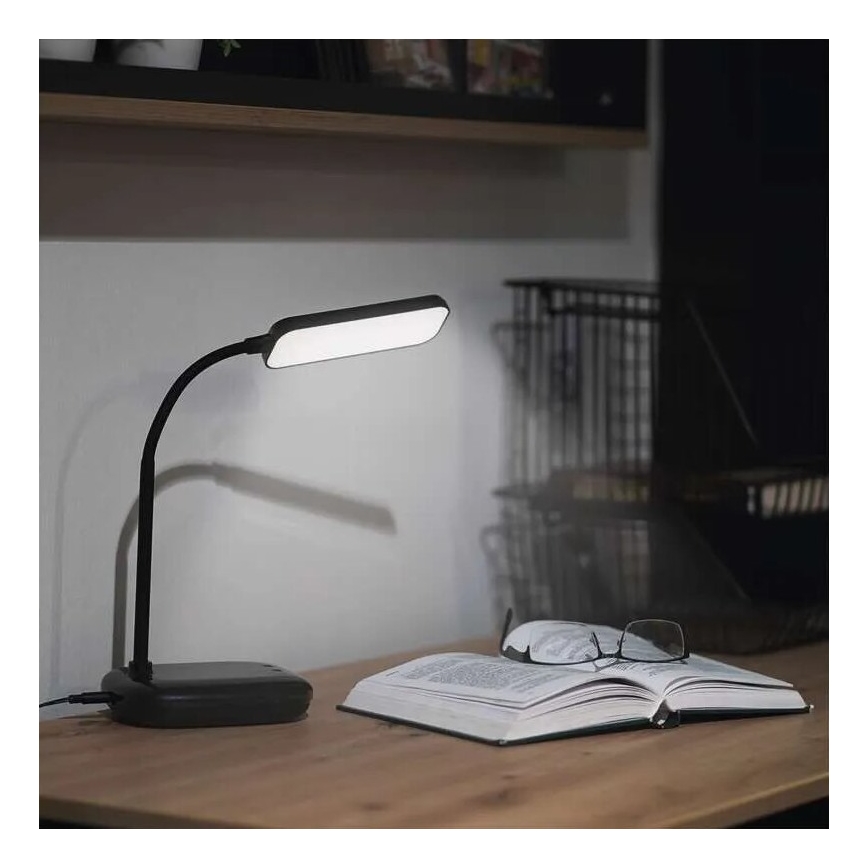 Dimmbare flexible LED-Tischleuchte LED/12W/230V 3000K/4000K/6500K schwarz