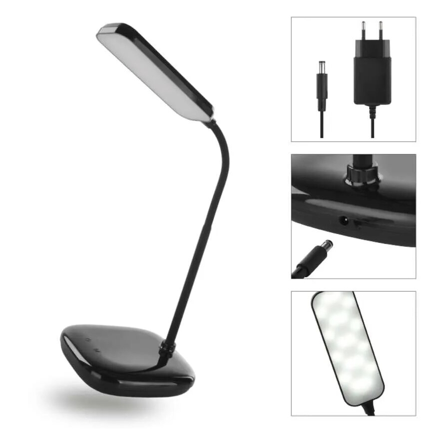 Dimmbare flexible LED-Tischleuchte LED/12W/230V 3000K/4000K/6500K schwarz