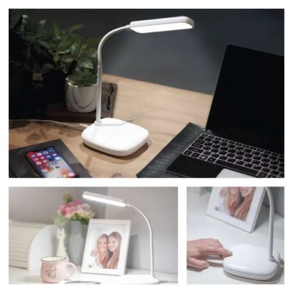 Dimmbare flexible LED-Tischleuchte LED/12W/230V 3000K/4000K/6500K weiß