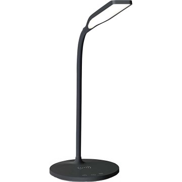 Dimmbare flexible LED-Tischleuchte mit Touch-Funktion 15W kabellose Aufladung Qi LED/5,5W/230V 2700-6500K schwarz