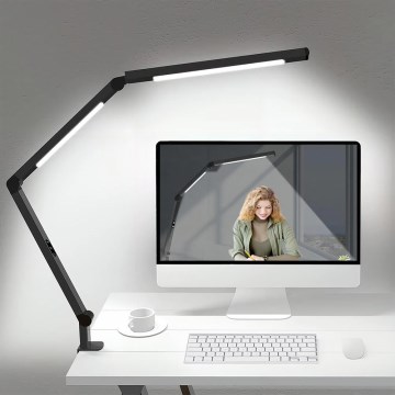 Dimmbare, flexible LED-Tischleuchte mit Touch-Funktion POINTIQ LED/12W/230V 3000/4000/5000/6500K CRI 92 schwarz
