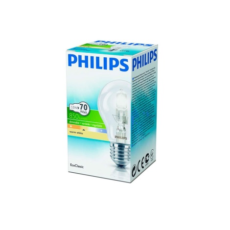 Dimmbare Halogenglühbirne Philips E27/53W/230V