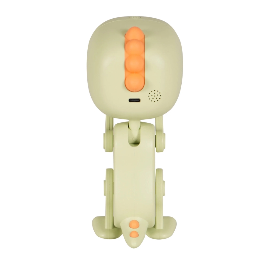 LED RGBW Dimmbare, kleine Kinder-Nachtleuchte mit Wecker ROBOT LED/1W/5V 1200 mAh