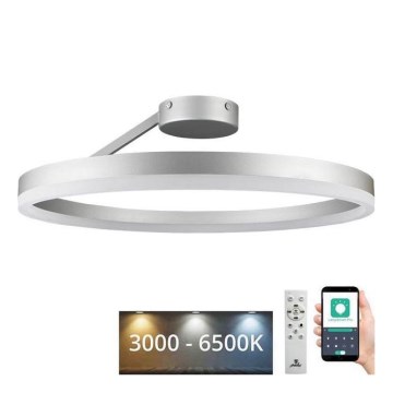 Dimmbare LED-Anbauleuchte LED/40W/230V 3000-6500K matt Chrom + Fernbedienung