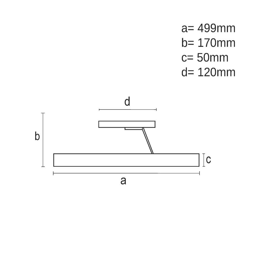 Dimmbare LED-Anbauleuchte LED/72W/230V 3000-6500K matt Chrom + Fernbedienung