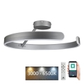 Dimmbare LED-Anbauleuchte LED/72W/230V 3000-6500K matt Chrom + Fernbedienung