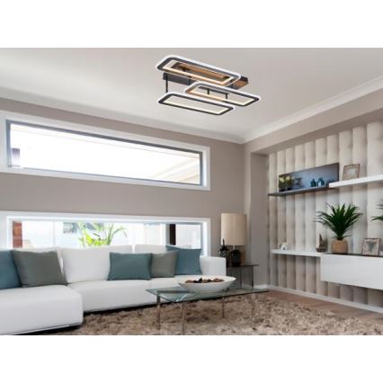 Dimmbare LED-Anbauleuchte LED/90W/230V 3000-6500K + Fernbedienung