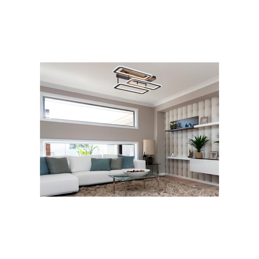 Dimmbare LED-Anbauleuchte LED/90W/230V 3000-6500K + Fernbedienung