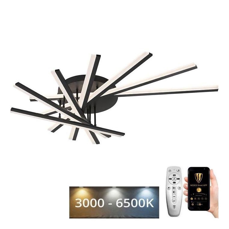 Dimmbare LED-Aufbauleuchte LED/120W/230V 3000-6500K + Fernbedienung