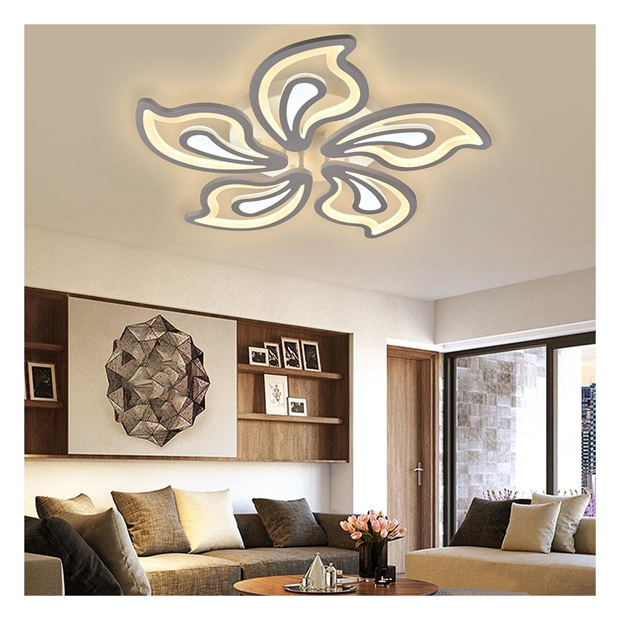 Dimmbare LED-Aufbauleuchte LED/125W/230V 3000-6500K + Fernbedienung