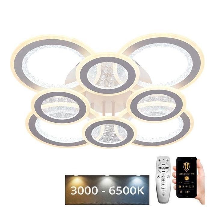 Dimmbare LED-Aufbauleuchte LED/200W/230V 3000-6500K + Fernbedienung