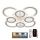 Dimmbare LED-Aufbauleuchte LED/200W/230V 3000-6500K + Fernbedienung
