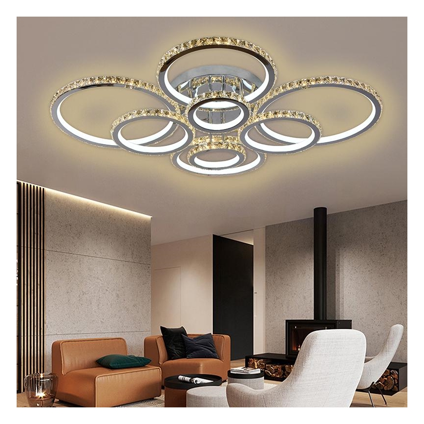 Dimmbare LED-Aufbauleuchte LED/315W/230V 3000-6500K + Fernbedienung