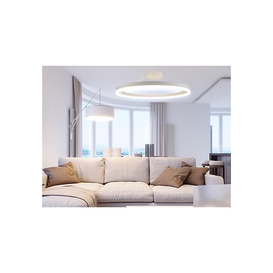 Dimmbare LED-Aufbauleuchte LED/40W/230V 3000-6500K weiß + Fernbedienung