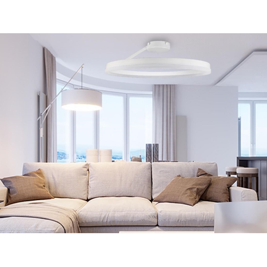 Dimmbare LED-Aufbauleuchte LED/40W/230V 3000-6500K weiß + Fernbedienung