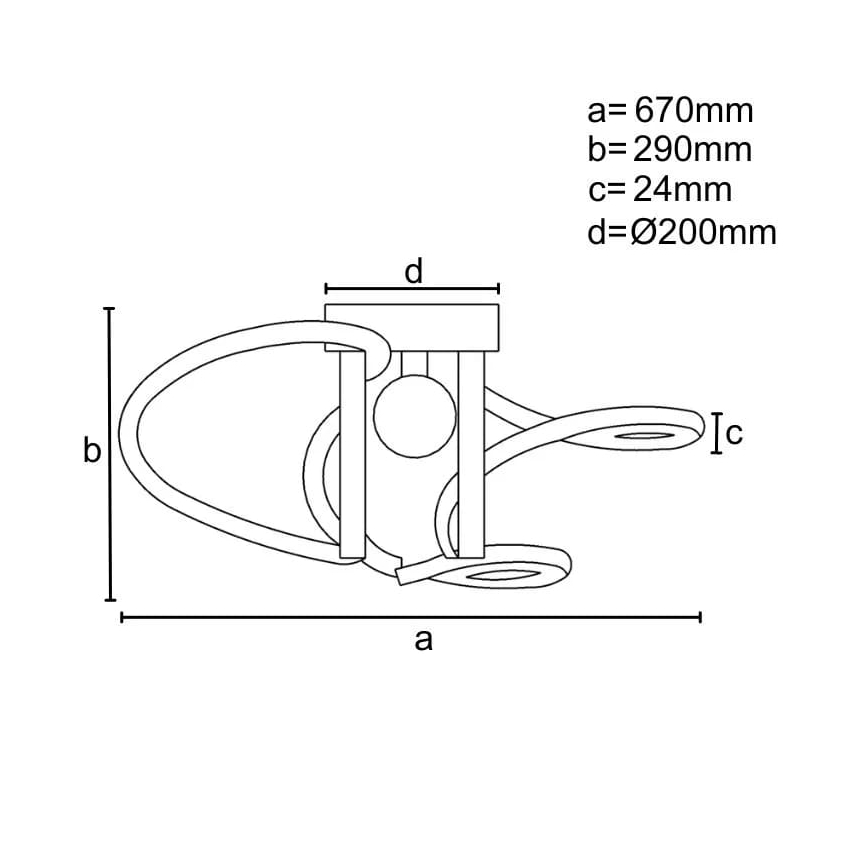 Dimmbare LED-Aufbauleuchte LED/70W/230V 3000-6500K + Fernbedienung