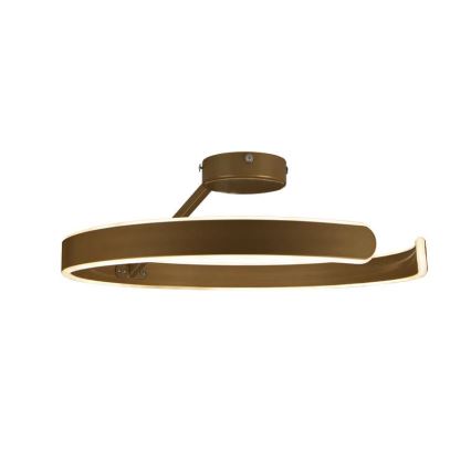 Dimmbare LED-Aufbauleuchte LED/72W/230V 3000-6500K golden + Fernbedienung