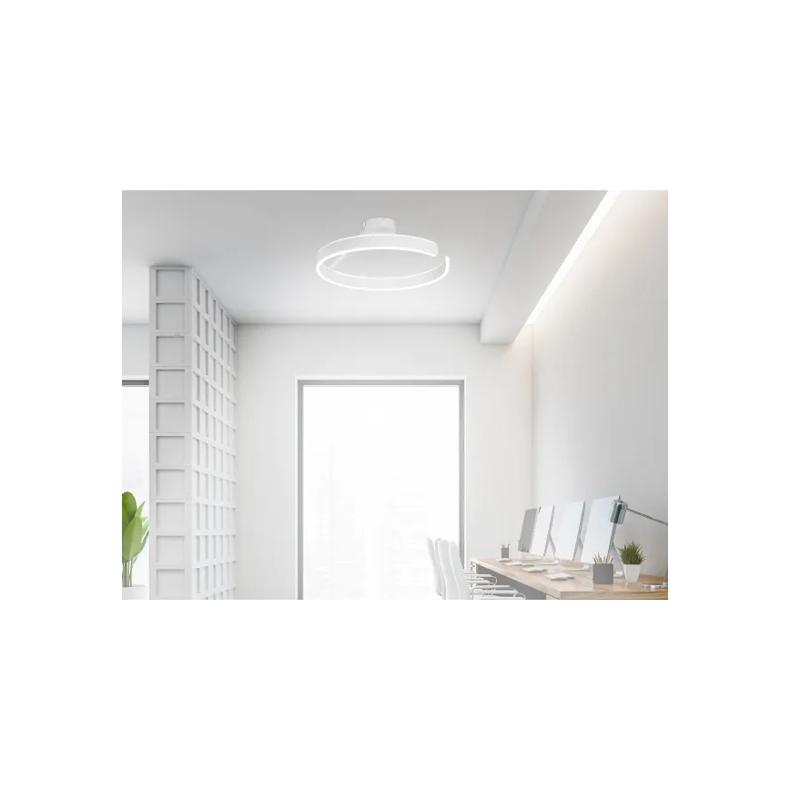 Dimmbare LED-Aufbauleuchte LED/72W/230V 3000-6500K weiß + Fernbedienung