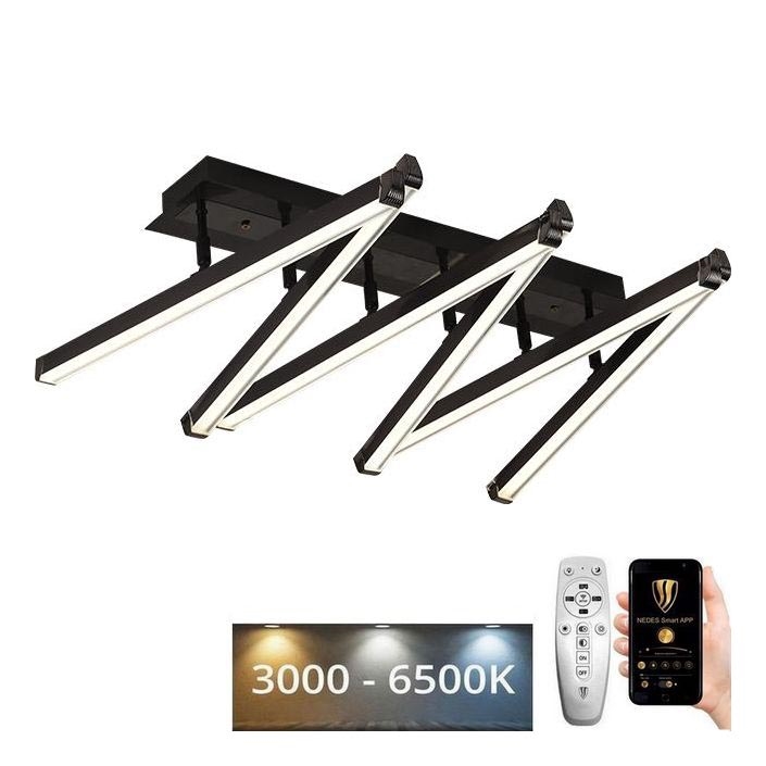 Dimmbare LED-Aufbauleuchte LED/75W/230V 3000-6500K + Fernbedienung