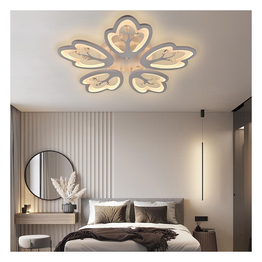 Dimmbare LED-Aufbauleuchte LED/80W/230V 3000-6500K + Fernbedienung