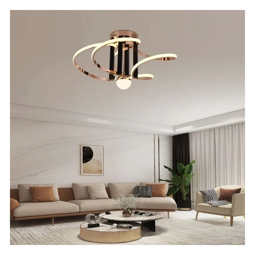 Dimmbare LED-Aufbauleuchte LED/80W/230V 3000-6500K + Fernbedienung