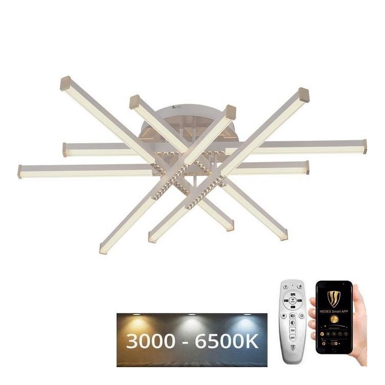 Dimmbare LED-Aufbauleuchte LED/90W/230V 3000-6500K + Fernbedienung