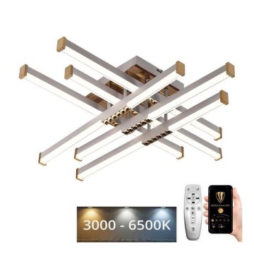 Dimmbare LED-Aufbauleuchte LED/90W/230V 3000-6500K + Fernbedienung