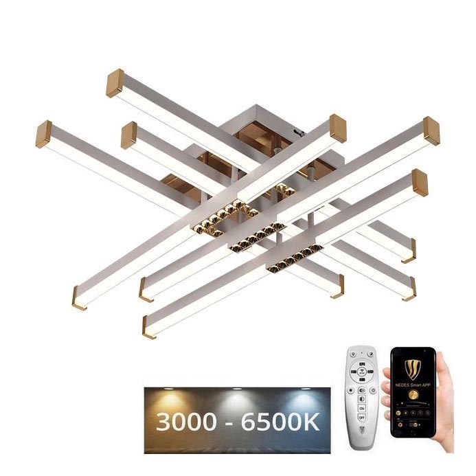 Dimmbare LED-Aufbauleuchte LED/90W/230V 3000-6500K + Fernbedienung