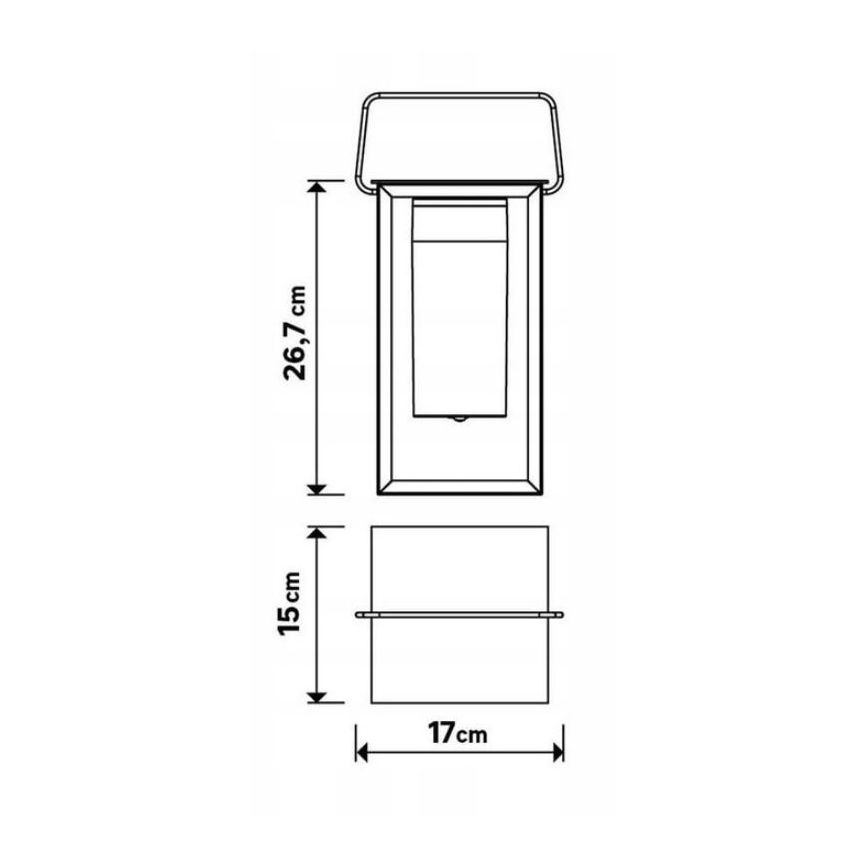 Dimmbare LED-Außenleuchte MESHY LED/2W/5V IP44
